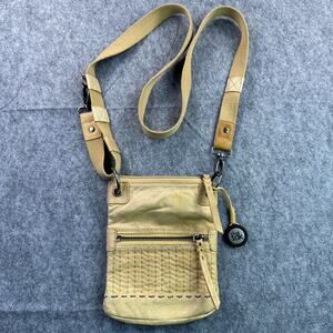 The Sak Mustard Color Crossbody Multi-Pocket Adjustable Travel Purse